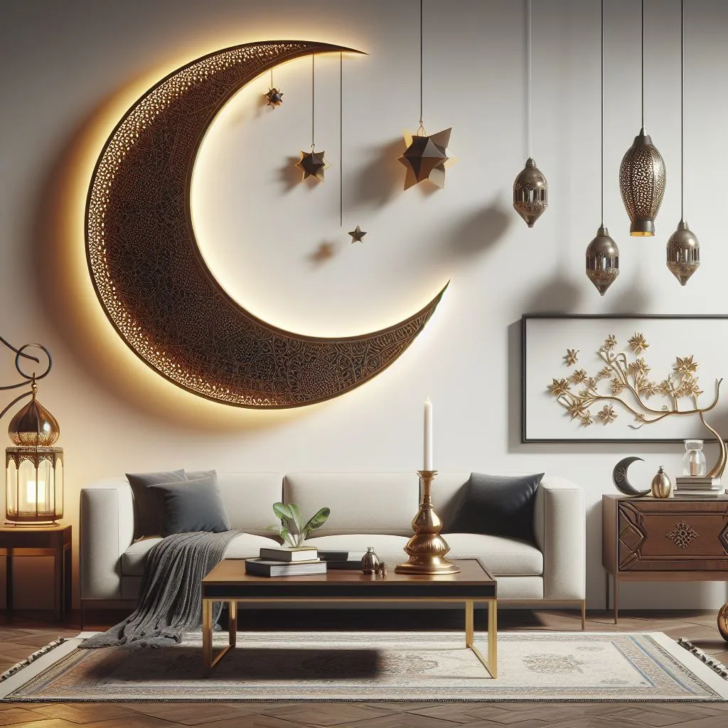 Ramazan hilal dekoru resimli 2